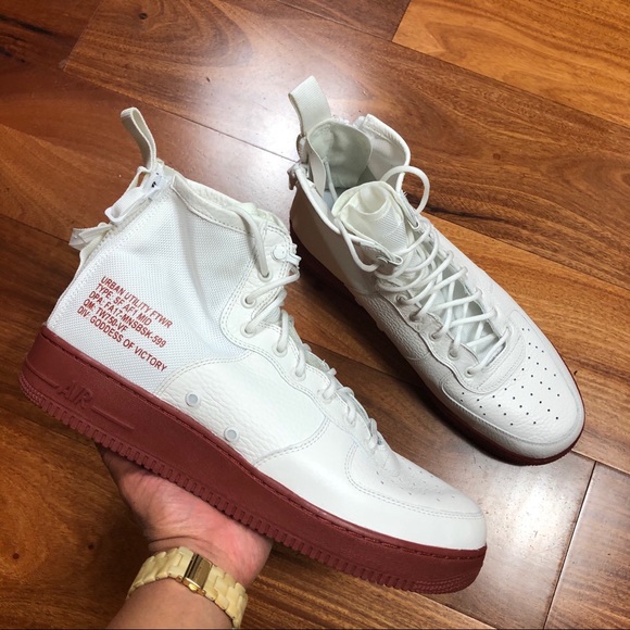 Nike Other - Men’s Nike SF Air Force 1 Mid ‘Red Ivory’ size 13